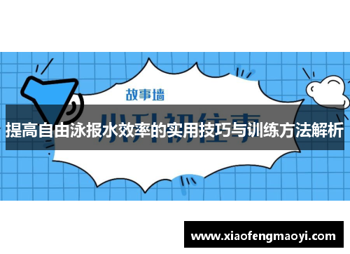 提高自由泳报水效率的实用技巧与训练方法解析